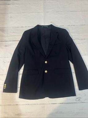 Vineyard Vines Boys Navy Blazer with Gold Buttons size 18